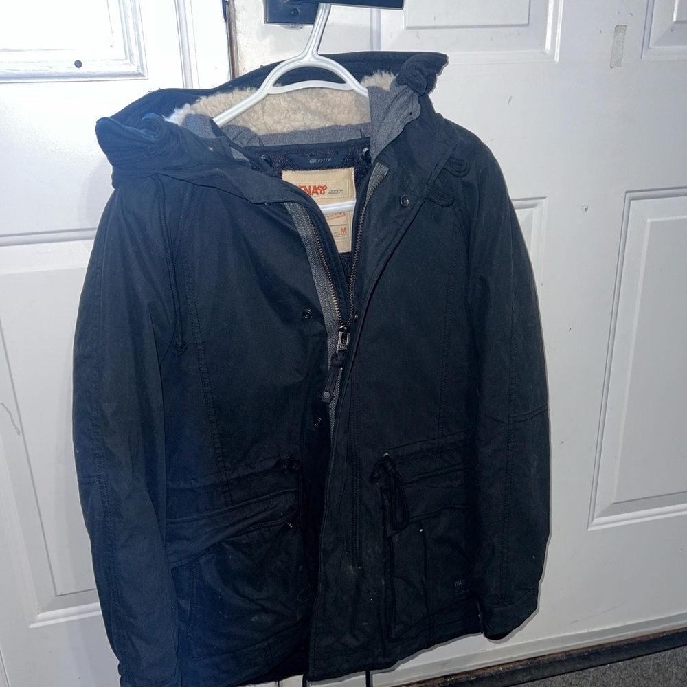 TNA Charcoal Military Jacket